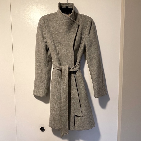 Babaton Jackets & Blazers - Babaton “The Connor Coat” - Heather Light Grey